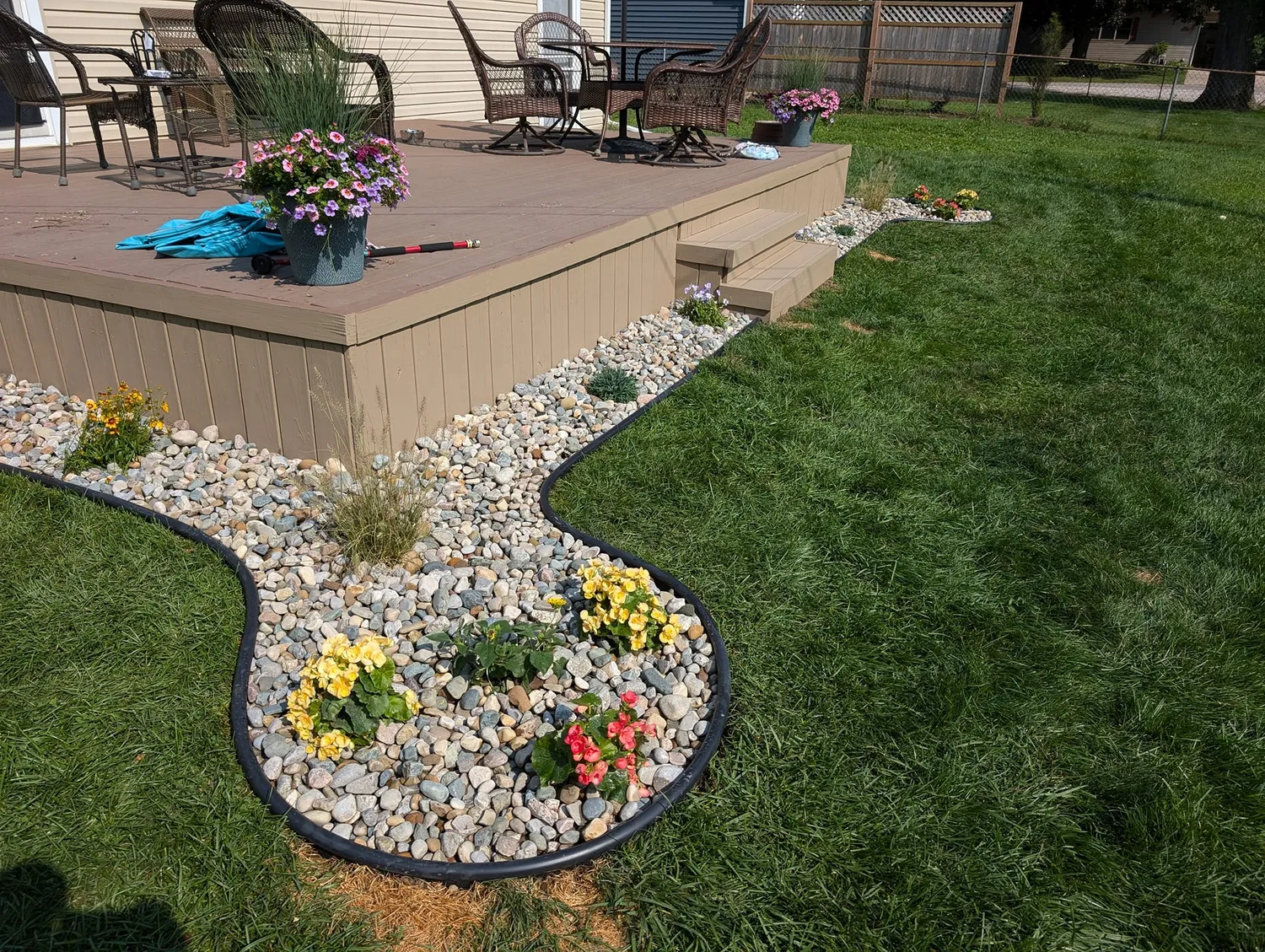 Garden bed preparation